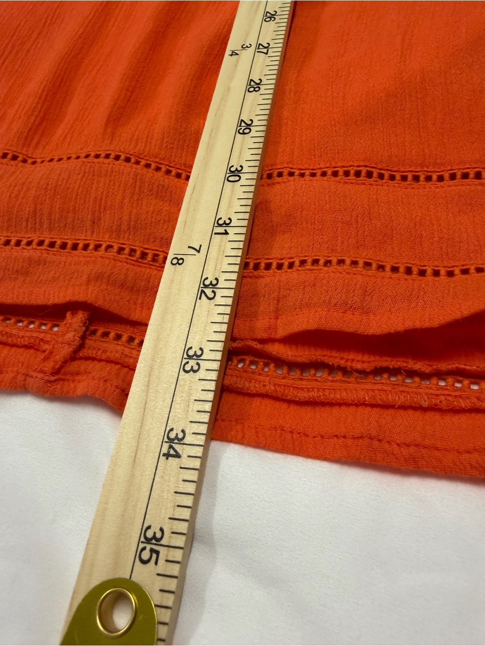 Crown & Ivy Orange Peasant Halter Neck Tie Dress - Picture 8 of 8